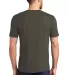 DM130 District Made Mens Perfect Tri-Blend Crew Te in Deepestgry back view