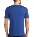 DM130 District Made Mens Perfect Tri-Blend Crew Te in Deep royal back view