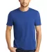 DM130 District Made Mens Perfect Tri-Blend Crew Te in Deep royal front view