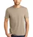 DM130 District Made Mens Perfect Tri-Blend Crew Te in Dsrttanhtr front view