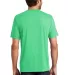 DM130 District Made Mens Perfect Tri-Blend Crew Te in Green frost back view