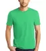 DM130 District Made Mens Perfect Tri-Blend Crew Te in Green frost front view