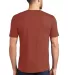 DM130 District Made Mens Perfect Tri-Blend Crew Te in Htrdrusset back view