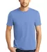 DM130 District Made Mens Perfect Tri-Blend Crew Te in Maritime frost front view