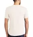 DM130 District Made Mens Perfect Tri-Blend Crew Te in Natural back view
