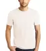 DM130 District Made Mens Perfect Tri-Blend Crew Te in Natural front view