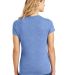 DM130L District Made Ladies Perfect Tri-Blend Crew Maritime Frost back view
