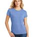 DM130L District Made Ladies Perfect Tri-Blend Crew Maritime Frost front view