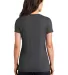 DM130L District Made Ladies Perfect Tri-Blend Crew in Charcoal back view