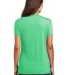 DM130L District Made Ladies Perfect Tri-Blend Crew in Green frost back view