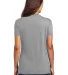 DM130L District Made Ladies Perfect Tri-Blend Crew in Grey frost back view