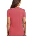 DM130L District Made Ladies Perfect Tri-Blend Crew in Red frost back view