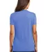 DM130L District Made Ladies Perfect Tri-Blend Crew in Royal frost back view