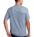 DM108 District Made Mens Perfect Blend Crew Tee in Flntbluhtr back view