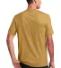 DM108 District Made Mens Perfect Blend Crew Tee in Goldhthr back view