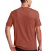 DM108 District Made Mens Perfect Blend Crew Tee in Htrdrusset back view