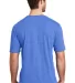 DM108 District Made Mens Perfect Blend Crew Tee in Hthr royal back view