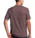 DM108 District Made Mens Perfect Blend Crew Tee in Rose fleck back view