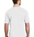 DM108 District Made Mens Perfect Blend Crew Tee in White back view