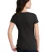 DM108L District Made Ladies Perfect Blend Crew Tee in Black back view