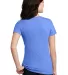 DM108L District Made Ladies Perfect Blend Crew Tee in Htrdroyal back view