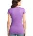 District DT261 Juniors Microburn V-Neck Tee Purple Orchid back view