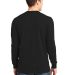 District DT5200 Young Mens The Concert Tee Long Sl Black back view