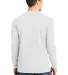 District DT5200 Young Mens The Concert Tee Long Sl White back view