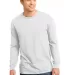 District DT5200 Young Mens The Concert Tee Long Sl White front view