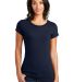 DT6001 Juniors Very Important Tee New Navy front view