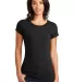 DT6001 Juniors Very Important Tee Black front view