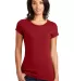 DT6001 Juniors Very Important Tee Classic Red front view