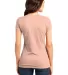 DT6001 Juniors Very Important Tee Dusty Peach back view
