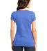 DT6001 Juniors Very Important Tee Hthrd Royal back view