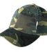 District DT600 Distressed Dad Hat Camo front view