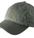 District DT610 Thick Stitch Weathered Dad Hat Light Olive front view