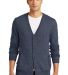 DM315 District Made Mens Cardigan Sweater Navy front view