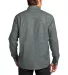 DM3800 District Made Mens Long Sleeve Washed Woven Grey back view