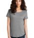 Alternative Apparel AA5064 Women's Backstage 50/50 in Smoke grey front view