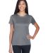 UltraClub 8620L Ladies' Cool & Dry Basic Performa in Charcoal front view