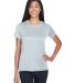  UltraClub 8620L Ladies' Cool & Dry Basic Performa in Grey front view