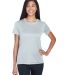  UltraClub 8620L Ladies' Cool & Dry Basic Performa GREY front view