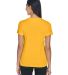  UltraClub 8620L Ladies' Cool & Dry Basic Performa GOLD back view