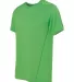 Gildan G470 Adult Tech T-Shirt ELECTRIC GREEN side view
