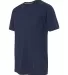 Gildan G470 Adult Tech T-Shirt MARBLED NAVY side view