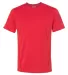 Gildan G470 Adult Tech T-Shirt RED front view