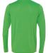 Gildan G474 Adult Tech Long Sleeve T-Shirt ELECTRIC GREEN back view