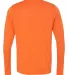 Gildan G474 Adult Tech Long Sleeve T-Shirt in Marbled orange back view