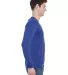 Gildan G474 Adult Tech Long Sleeve T-Shirt in Marbled royal side view