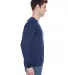 Gildan G474 Adult Tech Long Sleeve T-Shirt in Marbled navy side view